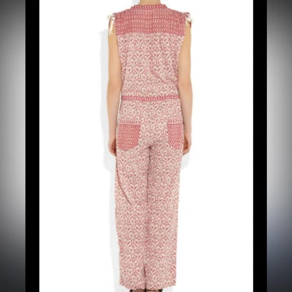 ISABEL MARANT ETOILE "Heko" Jumpsuit SZ 42 Pink Playsuit Overall - Picture 2 of 7